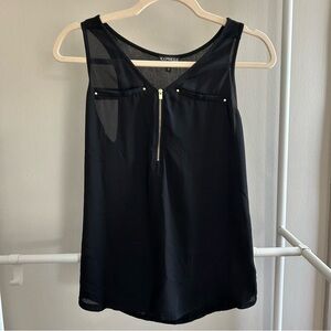 Express tank top with zipper